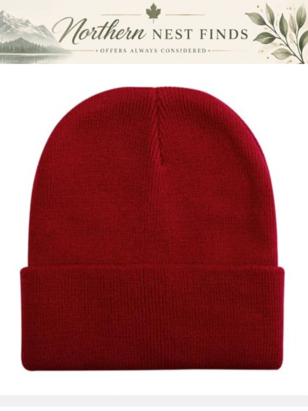 Cable Knit Ponytail Beanie Stretch Winter Skull Cap